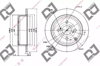 Тормозной диск DJ PARTS купить